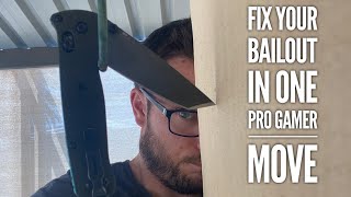 Исправьте Benchmade Bailout за один простой шаг!