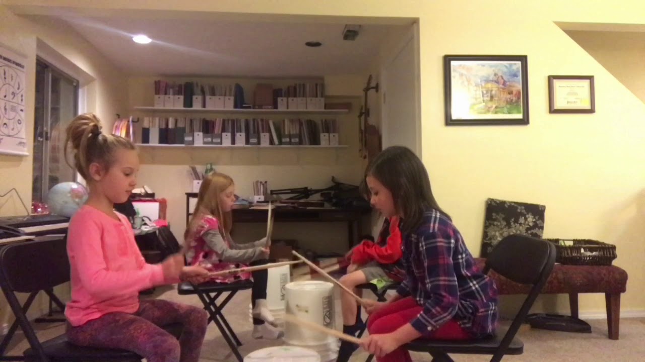 Christmas Bucket Drums