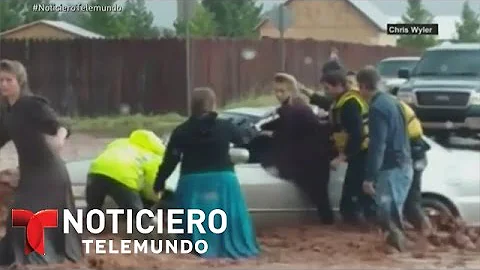 12 muertos y un desaparecido tras inundaciones entre Utah y Arizona | Noticiero | Noticias Telemundo