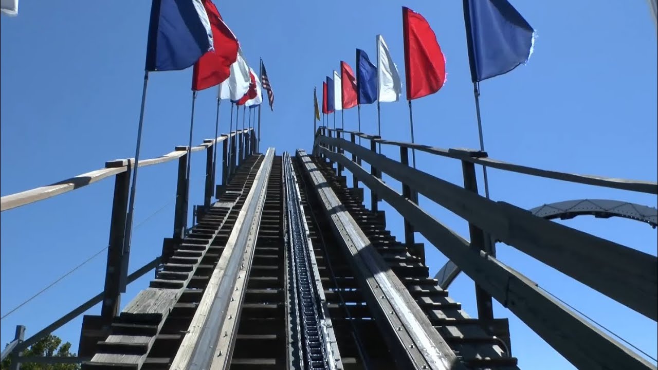New Mexico Rattler (Front Seat POV) - Cliff's Amusement Park (HD) - YouTube