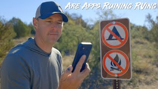Are Camping Apps Ruining RVing?