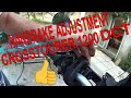 Handbrake Adjusting on Honda Crosstourer DCT