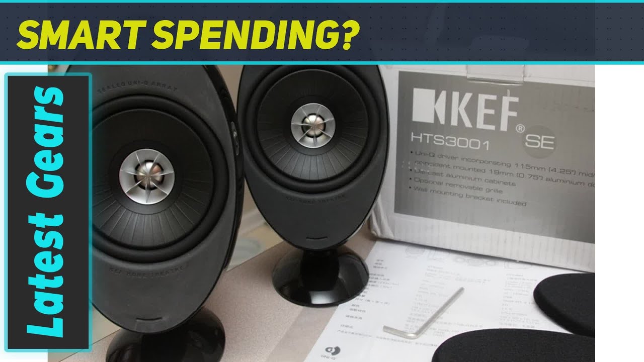 Impressive KEF HTS3001BL Satellite Speakers Review! - YouTube