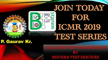 Join ICMR Test Series   Info  Video