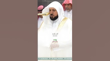 فواتح سورة القيامة تلاوة مرئية من صلاة المغرب 20 ربيع الأول 1447هـ الشيخ أ.د. ماهر المعيقلي