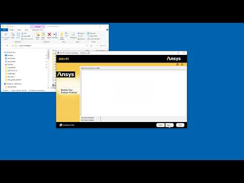 Installing ANSYS 2023 Releases on Windows
