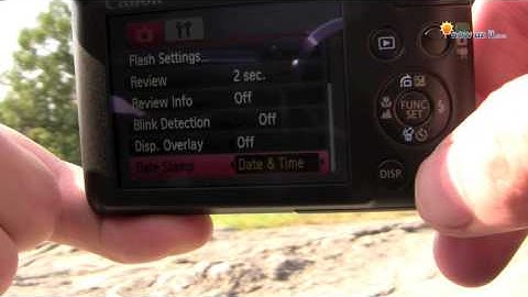 Canon Powershot SD780 IS - Date & Time Stamp Each Photo