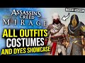Assassin&#39;s Creed Mirage - All Outfits, Dyes, and Costumes Showcase