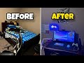 Transforming my cousins messy room into his dream room  using fifine tech products