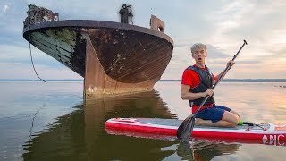 THERE'S SOMETHING INSIDE THE HAUNTED ABANDONED GHOST SHIP!!