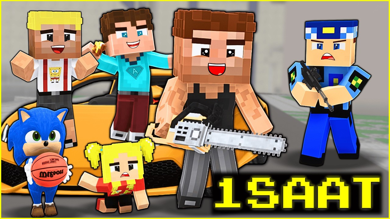 MİNECRAFT YARAMAZ ÇOCUKLAR VS KEREM KOMİSER FİLMİ! 😱 - Minecraft