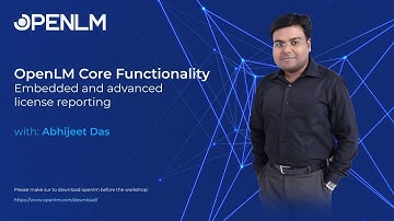 OpenLM Core Functionality, embedded and advanced license reporting