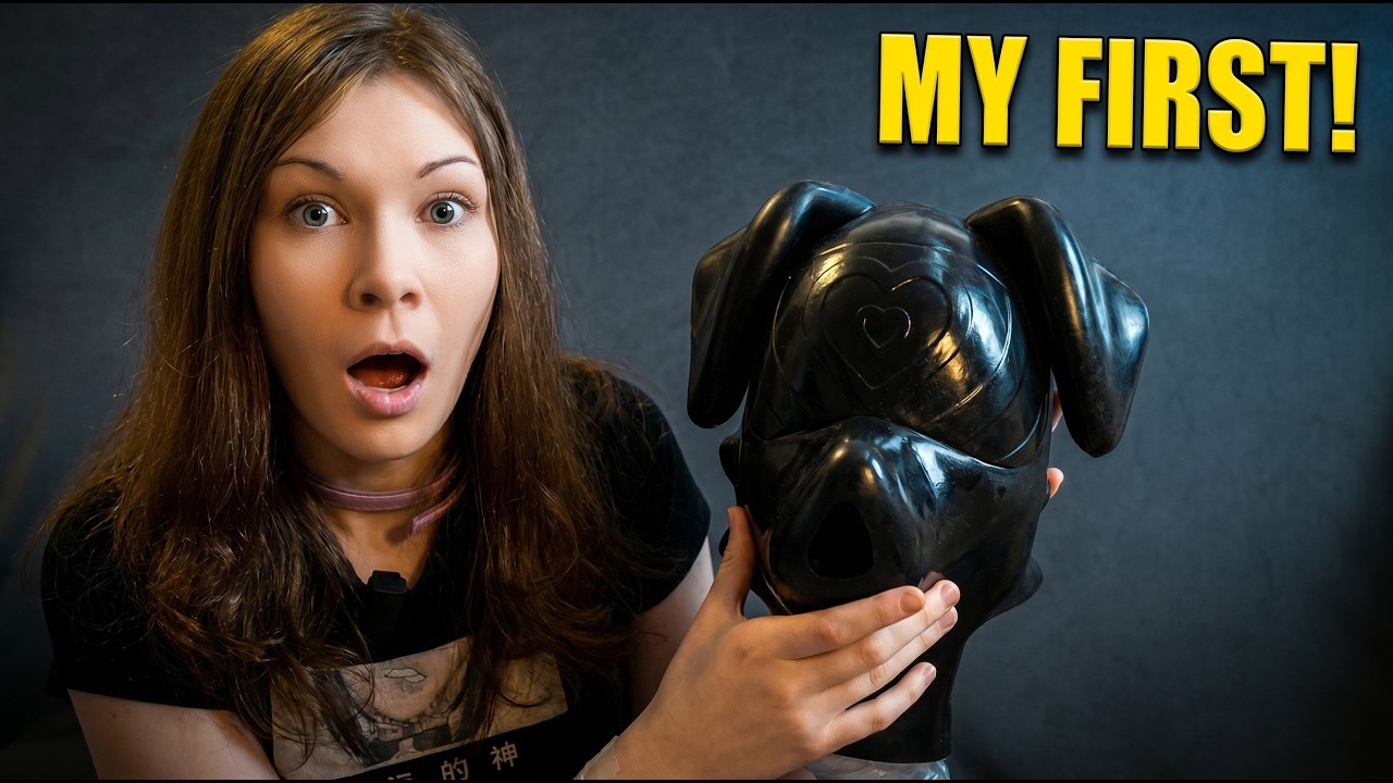 【土日セール】FETURAX Silicone ボンテージ　ミトン My First Silicone Pup Drone Mask?! Fetura X Unboxing + Try-On