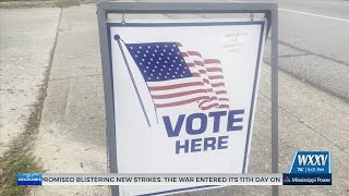 Voters cast their ballots in primary elections in Jackson County