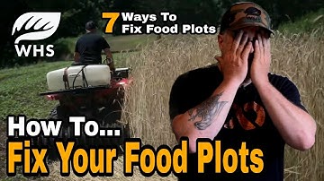 7 Ways To Fix Your Food Plots