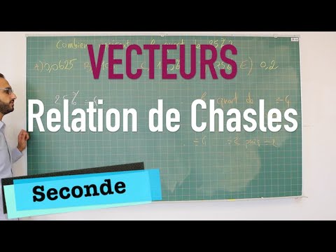 Vecteurs - Relation de Chasles