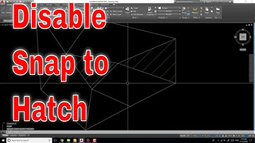AutoCAD Tutorials | How to turn off or disable Snap to Hatch in AutoCAD 2018 and Later versions?