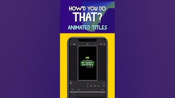 Create your own animated titles in LumaFusion - ready to be used on multiple projects with ease. 👌