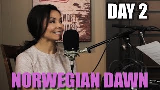 Norwegian Dawn Day 2 - Sea Day, Cruise Critic Meet & Greet, dinner at Los Lobos Cantina