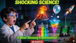 Top 5 Mind-Blowing Science Experiments You Can Try at Home 🤯 | Physics Tricks &amp; Fun Science