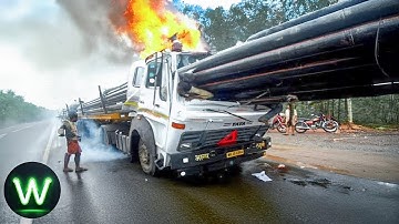 Most DISTURBING Truck Crashes Caught On Camera That Will Shock You!