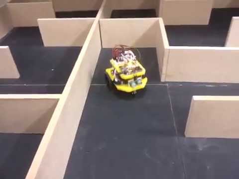 Autonomous maze solving robot