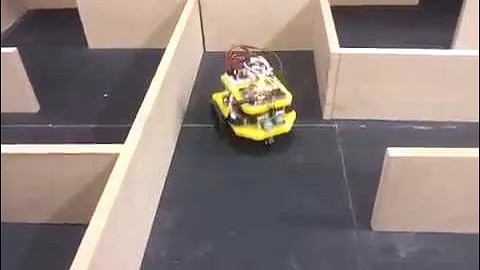 Autonomous maze solving robot