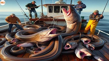 LƯƠN KHỔNG LỒ - Ngư Dân Mỹ Đánh Bắt Và Chế Biến Loài Quái Vật Khổng Lồ Này Như Thế Nào?