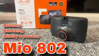 Autokamera Mio 802 - Recenze, Unboxing, Záběry z provozu