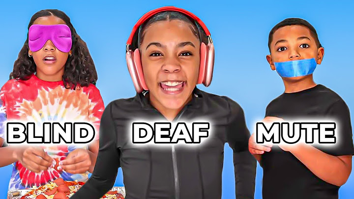 Blind, Deaf, and Mute Baking Challenge!