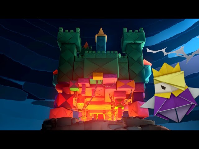 Paper Mario: The Origami King - King Olly's Castle class=