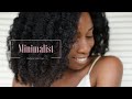 Minimalist Natural Hair Care