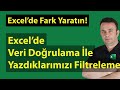 Excel'de Veri doğrulama'da sadece yazılan değerleri getirmek [Canlı Yayın]- 637.video | Ömer BAĞCI