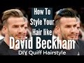 How to Style Your Hair Like David Beckham| DIY Quiff Hairstyle | Mike G