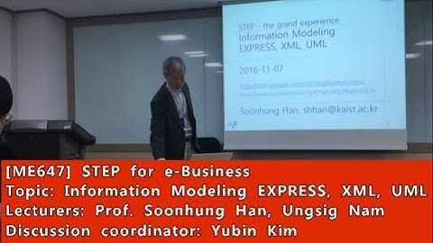 STEP for e-Business : Information Modeling EXPRESS, XML, UML
