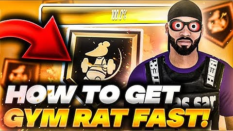 THE FASTEST WAY TO UNLOCK THE GYM RAT BADGE IN NBA 2K20 BEFORESS3! FASTEST & BEST WAY TO GET GYM RAT