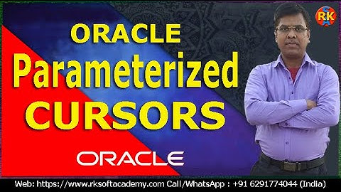 Parameterized Cursor in Oracle PL/SQL | Parameterized Cursor | PL/SQL Cursors | PLSQL Tutorial