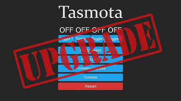 Upgrade Tasmota