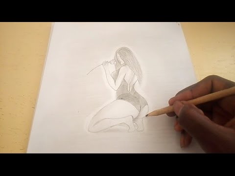 Africa Dessin 3D: Comment dessiné une femme