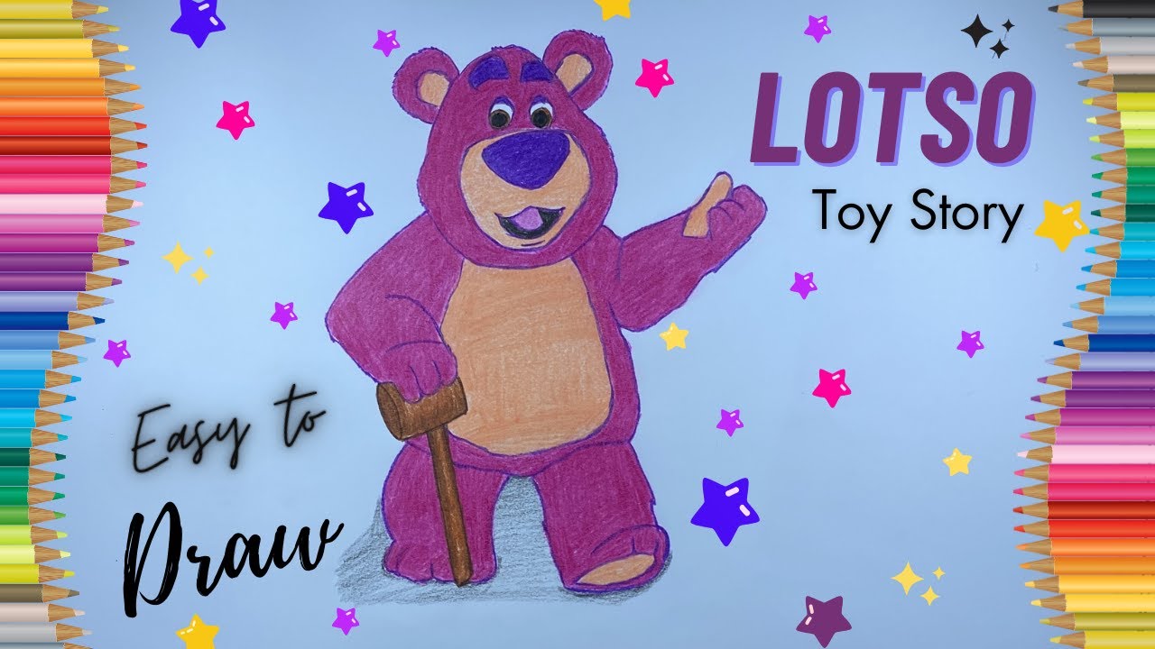 How to Draw Lotso from Toy story? | Toy Story coloring pages | Lotso ...