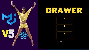 🟢 Material UI 5 Drawer #6  material UI responsive navbar