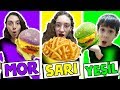 24 SAAT BOYUNCA TEK RENK YİYECEK YEME CHALLENGE 2! Eating Only ONE Color of Food 24 Hours -Challenge