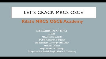 How to prepare for MRCS Part B OSCE examination