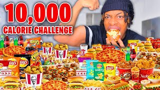 10,000 CALORIES IN 24 HOURS CHALLENGE!!! | MY FIRST CHEAT DAY