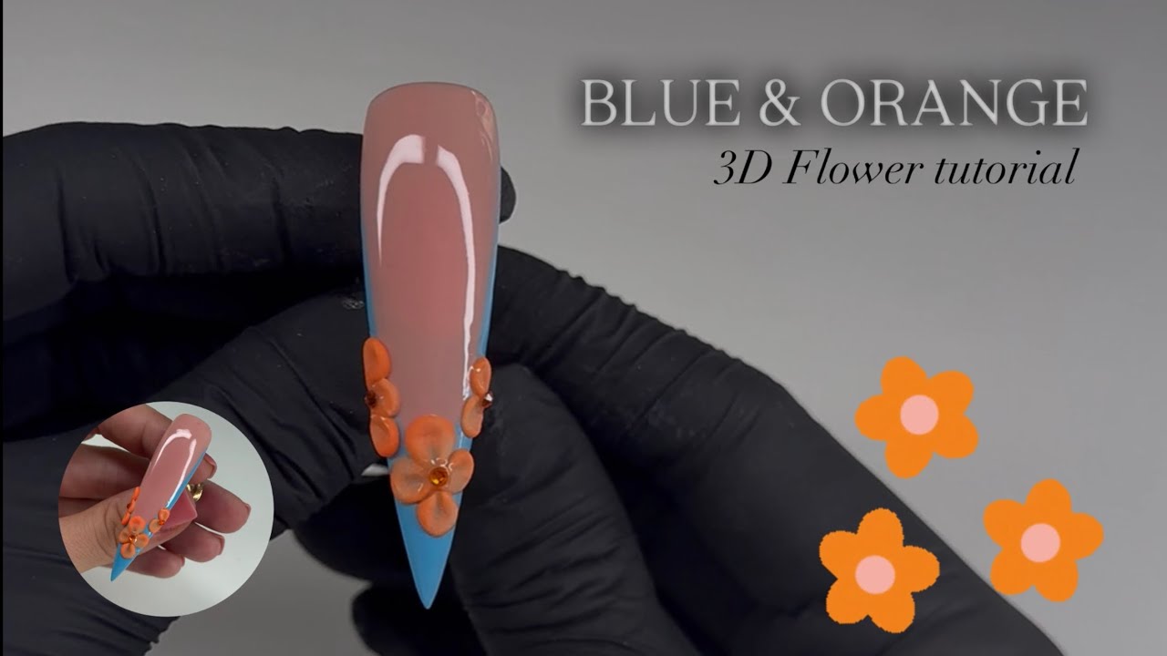 Quick & Easy 3D flower tutorial 🧡