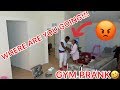 GETTING FULLY DRESSED FOR THE GYM PRANK ON GIRLFRIEND (SHE RIPPED MY CLOTHES OFF)