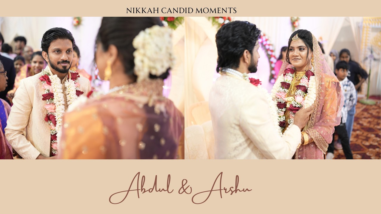 Abdul & Arshu | Nikkah Candid Moments | Muslim Wedding | #happymanphotography