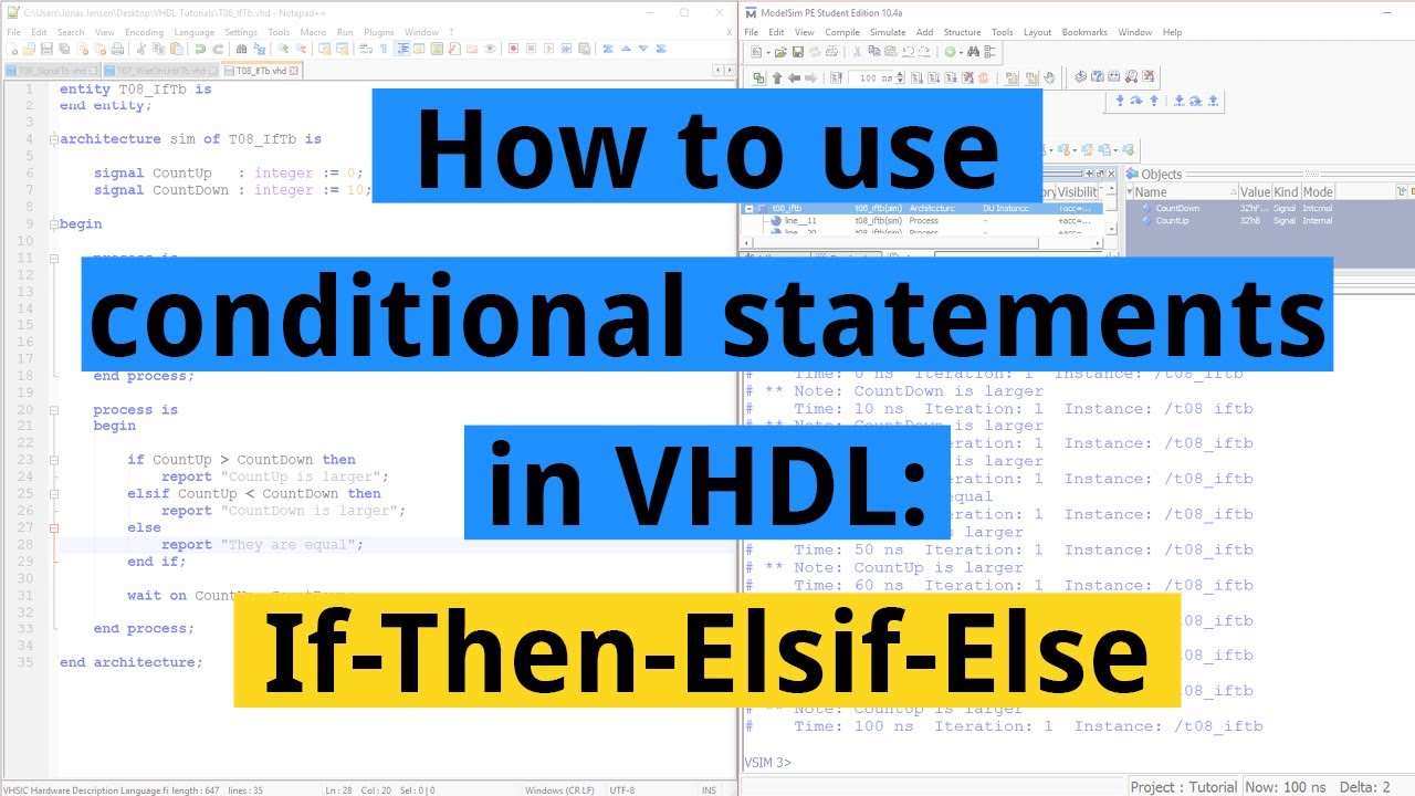 conditional assignment statement in vhdl