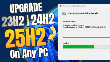 UPDATE your Windows 11 23H2 or 24H2 to Windows 11 25H2 "No Data LOSS"