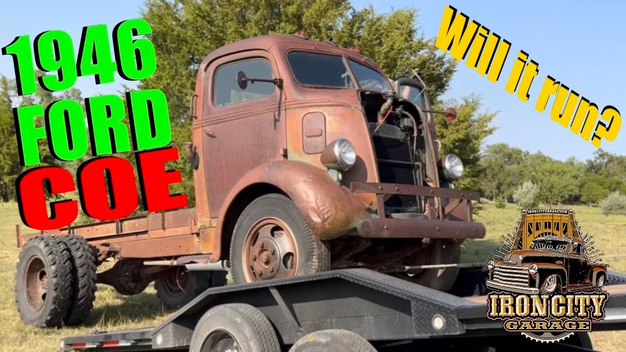 1946 Ford Cab Over COE. Fresh off the Farm. (Flat head V8) Will It Run?? ￼
